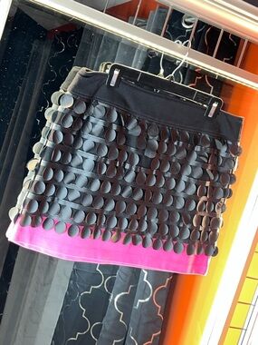 Rare Collector's Grail: Vintage Baby Phat 3D Textured Mini Skirt 🦄✨